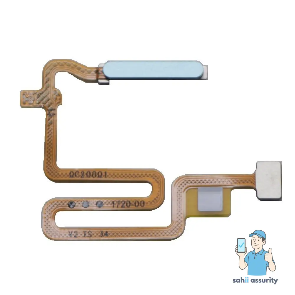 Fingerprint Sensor with Flex Cable for Oppo A54 Blue